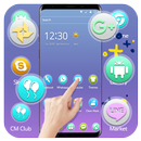 Galaxy beautiful mobile theme & tablecloth APK