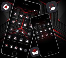 Red and Black Business Launcher Theme 💝 Affiche