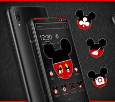 Cute Red Micky and Minnie Mouse Theme💝 Affiche