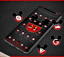 Cute Red Micky and Minnie Mouse Theme💝 ảnh chụp màn hình 3