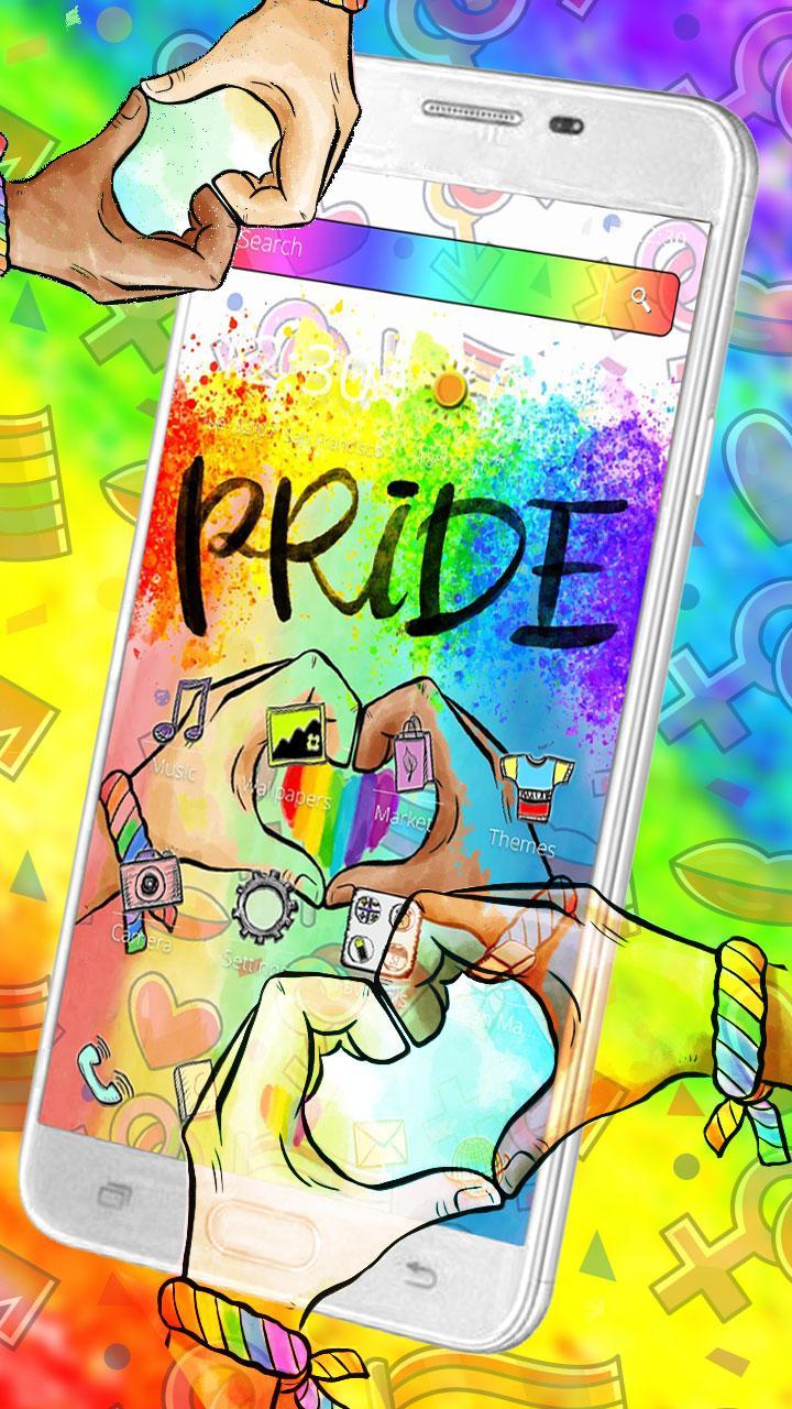 Lgbt Pride Launcher Theme For Android Apk Download - lgbt pride support roblox