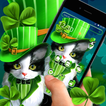 Lucky Clover Green Cap Cat Theme 🍀