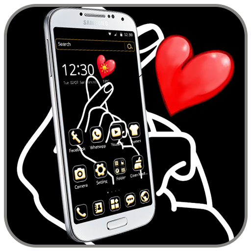 Black and white art line art theme wallpaper