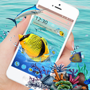 موضوع البحر مياه السمك APK
