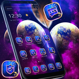 Galaxy Space Earth Launcher Theme 🌍 ícone