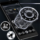 Black Metal Watch Luxury Launcher Theme ⌚ APK