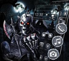 برنامه‌نما Black Devil Death Skull Theme عکس از صفحه