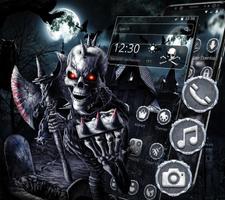 Black Devil Death Skull Theme imagem de tela 2