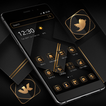 Black Golden Brown Launcher Theme 📚