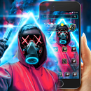 Colorful Neon DJ Mello Theme APK