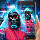 Thème DJ Mello néon coloré APK