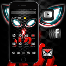 Cool Red Spider Metal Theme APK