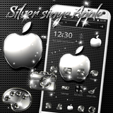 Crystal Black Apple Metallic Launcher Theme 🍏 icon