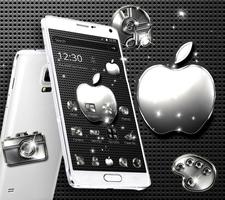 Crystal Black Apple Metallic Launcher Theme 🍏 gönderen