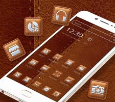 Leather Elegant Launcher Theme💼 poster