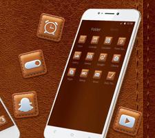 Leather Elegant Launcher Theme💼 screenshot 2