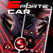 Red and Black Sports Speed Car Theme 🚗