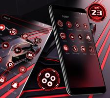 Red and Black Sports Speed Car Theme 🚗 screenshot 2