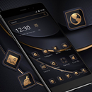 Black Golden Brown Business Launcher Theme 💝 APK