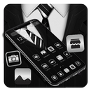 Simple Dark Black Business Classic Theme 💝 APK