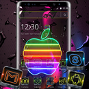Colorful Apple Neon Wallpaper Theme 🍎💦 APK