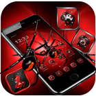 Red Dark Black Spider Launcher Theme 🕷️🕸️ आइकन