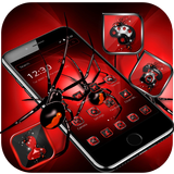 Red Dark Black Spider Launcher Theme 🕷️🕸️ icon