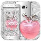 Crystal Pink Apple Launcher Theme 🍎 simgesi