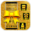 Golden Glitter Ribbon Theme 🎀