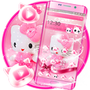 Pink Princess Kitty Doll Launcher Theme 🎀 APK