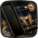 Gold Black Shiny Luxury Launcher Theme 💖 APK