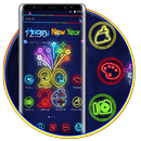 السنة الجديدة 2020 موضوع النيون APK