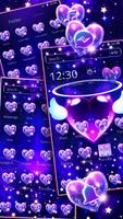 neon wings heart Theme imagem de tela 2