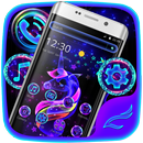 Unicorn Glowing Neon Launcher Theme 🦄 APK
