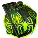 Green Neon Black Spider Theme 🕷️ APK