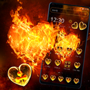 Fire Love Heart Launcher Theme 💖 APK