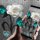 Color Splash Rose Butterfly Theme APK
