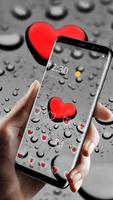 Color Splash Red Heart Rain Theme bài đăng