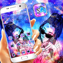 Galaxy Glitter Girl Theme 👧 APK
