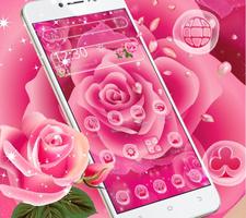 Pink Love Shiny Rose Launcher Theme 🌺 gönderen