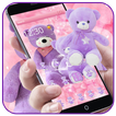 Lavender Teddy Bear Pink Purple Plush Toy Theme