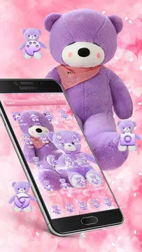 Screenshot 3 for Lavender Teddy Bear Pink Purple Plush Toy Theme