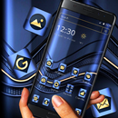 Blue Metallic Business Launcher Theme 💙 APK