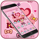 Kitty Princess Pink Butterfly theme APK