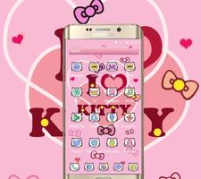 Kitty Princess Pink Butterfly theme screenshot 3