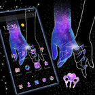 Galaxy Hand in Hand Romantic Love Theme آئیکن