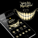 thème du lanceur de sourire diable noir APK