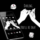 Hand in Hand Love Black Darling Theme APK