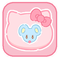 Cute Kitty Rat theme New year 2020