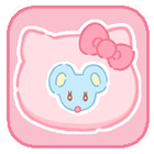 Cute Kitty Rat theme New year 2020 icône